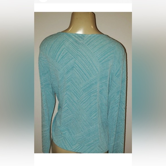Citiknits Bluewrap Blouse Size 1X - Picture 6 of 6
